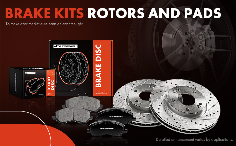 BRAKE KITS ROTORS AND PADS