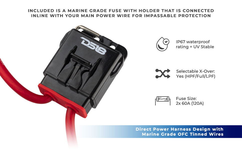 DS18 Hydro NXL-X900.6D 6-Channel Marine Waterproof Amplifier