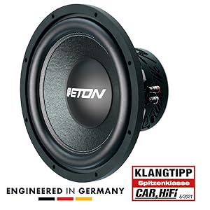 ETON PW 12 – starker 30 cm / 12 Zoll Langhub-Subwoofer