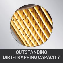 Dirt-Trapping Capacity