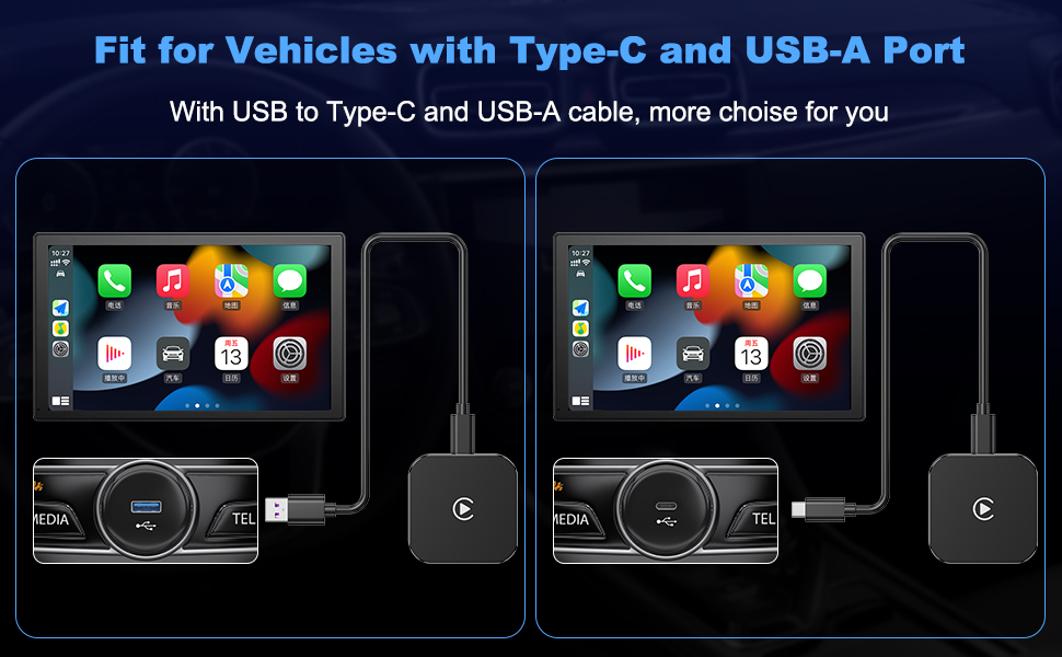 wireless android auto car adapter