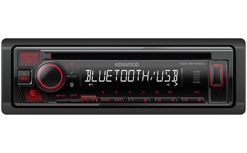 Kenwood KDC-BT440U CD-Autoradio mit Bluetooth Freisprecheinrichtung