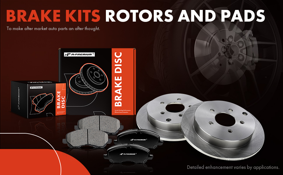 BRAKE KITS ROTORS AND PADS