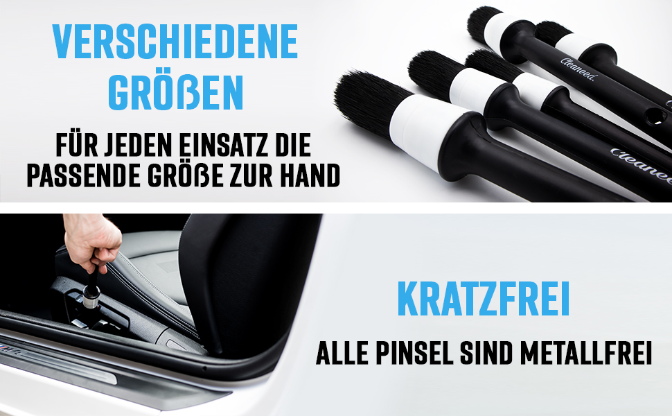 Cleaneed detailing pinsel detail reinigungspinsel auto bürste felgenbürste autopflege felgenpinsel