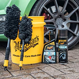 Meguiar's X1902EU X1901EU Supreme Wheel Brush - Felgenbürste, Large Medium