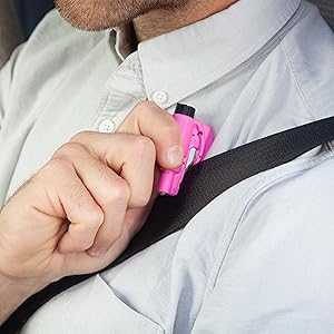 resqme jammed seat belt cutter window breaker safety