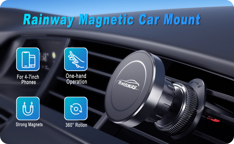 Magnetic car mount