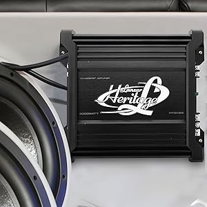 Lanzar;B52;Car;Audio;Amplifier;Monoblock;1Channel;2000;Watt;2Ohm;RCA;Input;Bass;Boost;Mobile;Audio;