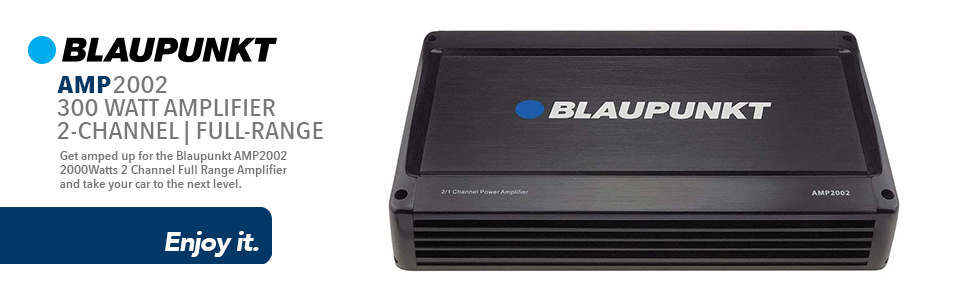 Blaupunkt AMP2002 300W 2-Channel, Full-Range Amplifier