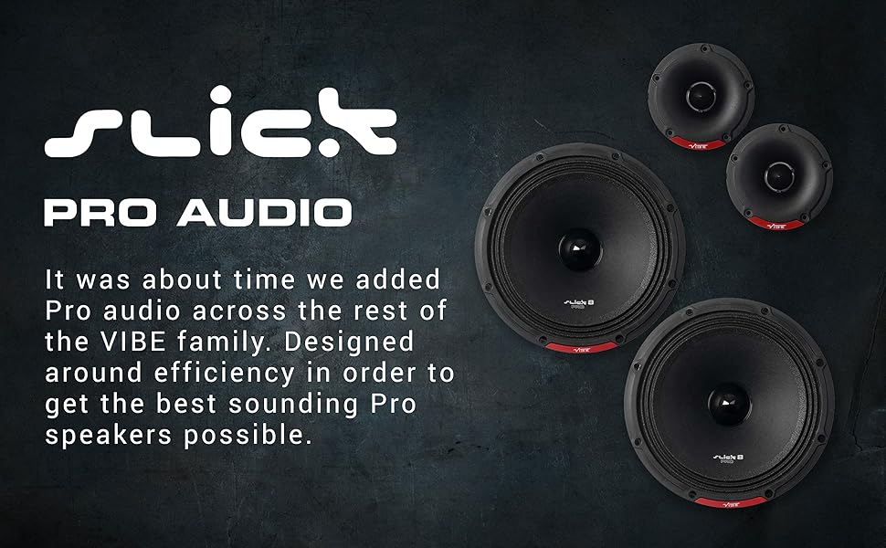 vibe audio slick pro audio