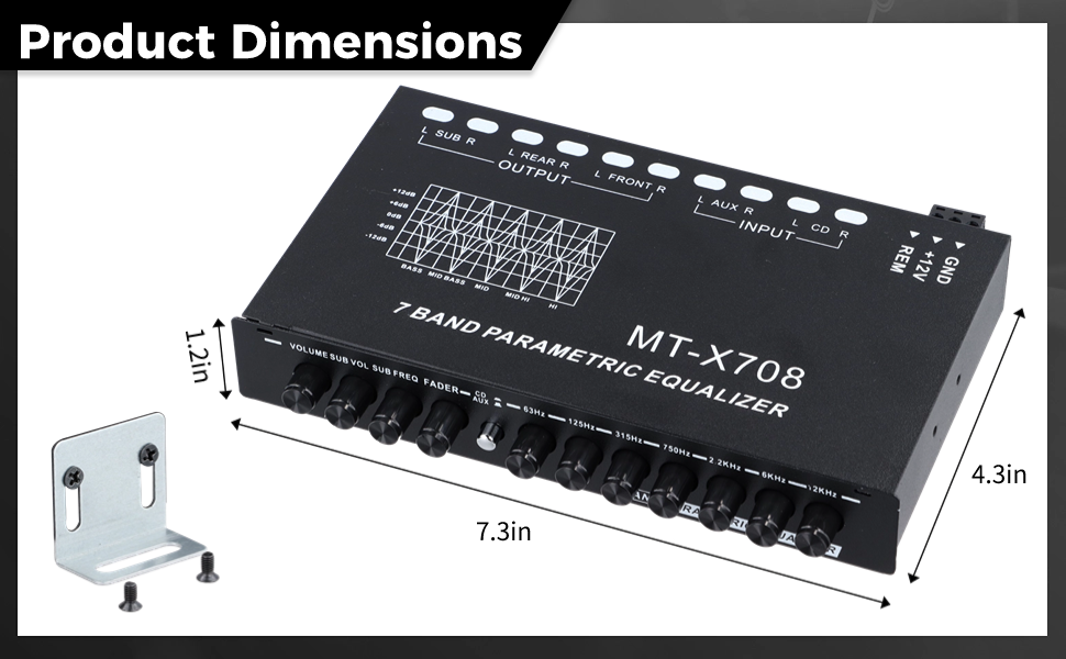 Car Audio Graphic Equalizer