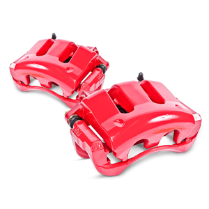 Red Powder Coated caliper; caliper set; brake caliper; brakes; calipers; calipers; powder coated