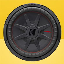 12 inch KICKER CompRT Subwoofer